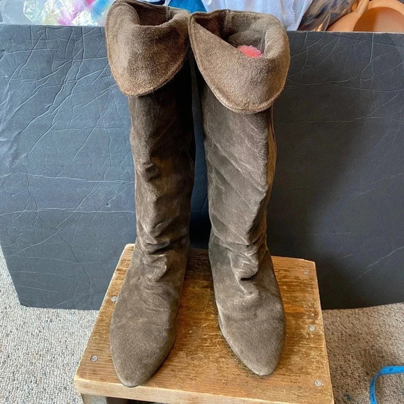 Classique Leather Upper Knee High Boots Women Size 8.5 - Picture 6 of 6